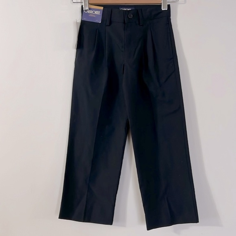 NWT Cherokee Boys Navy Blue Dress Pants Size 5